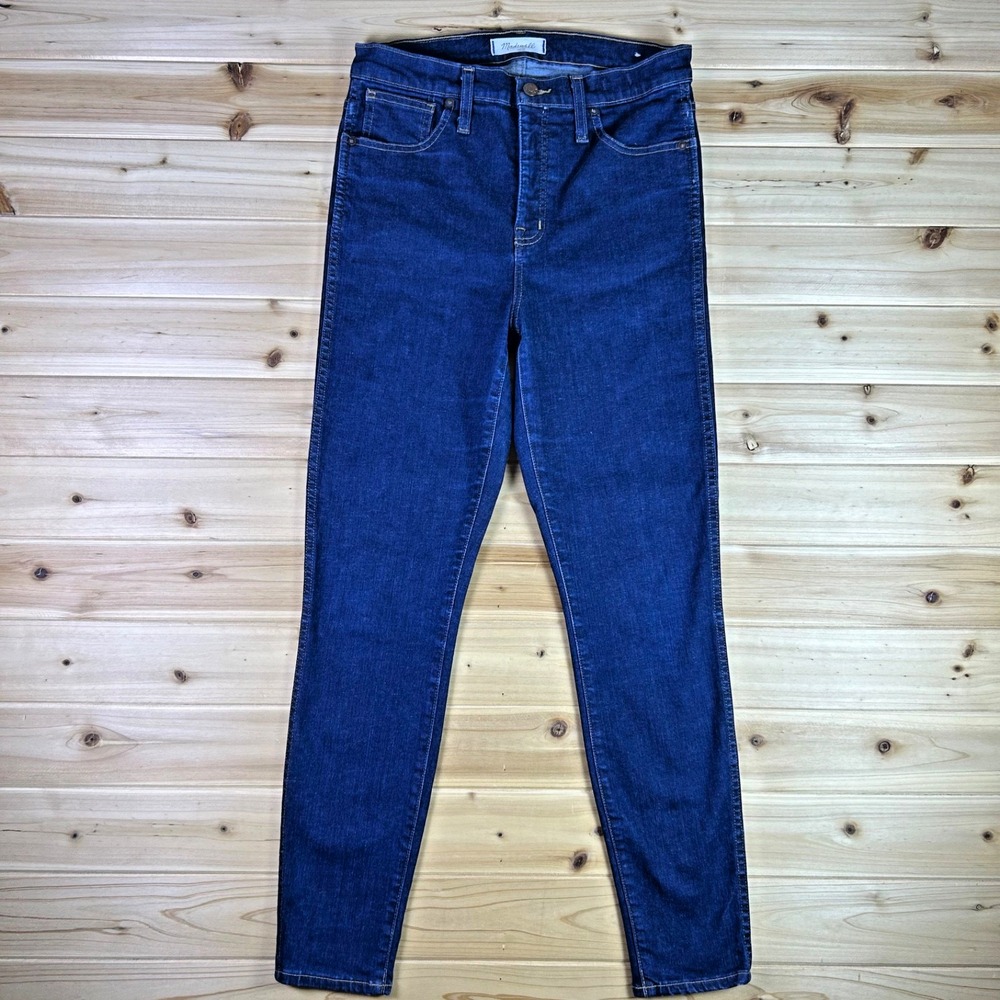 Madewell Jeans Womens 29 High Rise Skinny Denim Blue Jeans